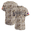 San Diego Padres Camo HeidiMiller Alternate Vapor Premier Elite Patch Jersey