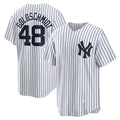 New York Yankees #48 Paul Goldschmidt White HeidiMiller Home Replica Jersey
