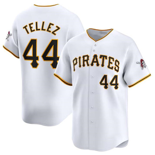 Pittsburgh Pirates #44 Rowdy Tellez White HeidiMiller Home Limited Stitched Jersey