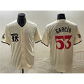 Texas Rangers #53 Adolis Garc¨ªa Cream HeidiMiller City Connect Cool Base Stitched Jersey