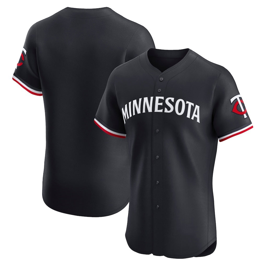 Minnesota Twins Navy HeidiMiller Alternate Vapor Premier Elite Patch Jersey