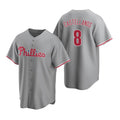 Philadelphia Phillies #8 Nick Castellanos Gray HeidiMiller Cool Base Stitched Jersey