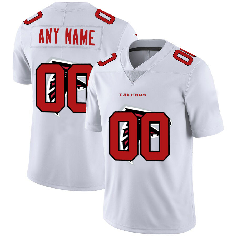 Custom A.Falcons White HeidiMiller Team Big Logo Vapor Untouchable Limited Jersey