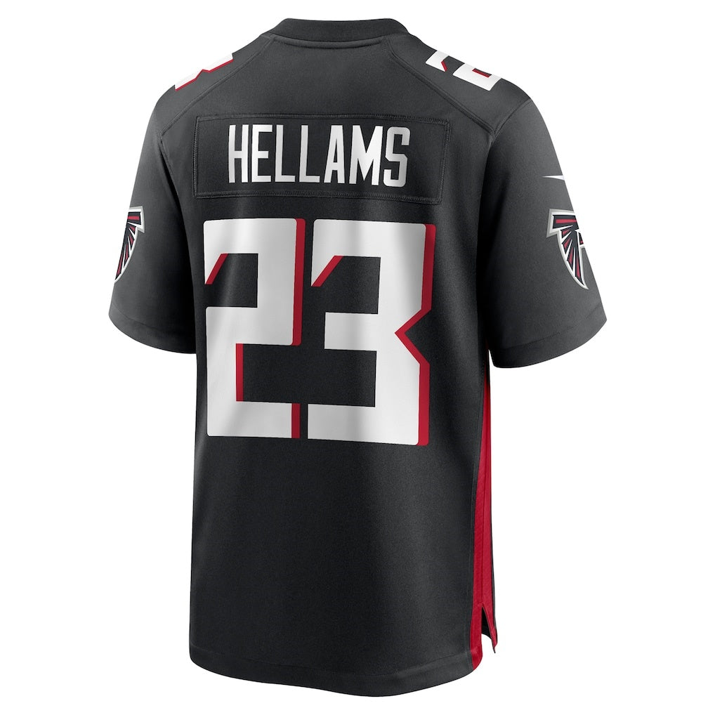 A.Falcons #23 DeMarcco Hellams Black HeidiMiller Team Game Jersey