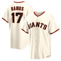 San Francisco Giants #17 Heliot Ramos Cream HeidiMiller Home Replica Jersey