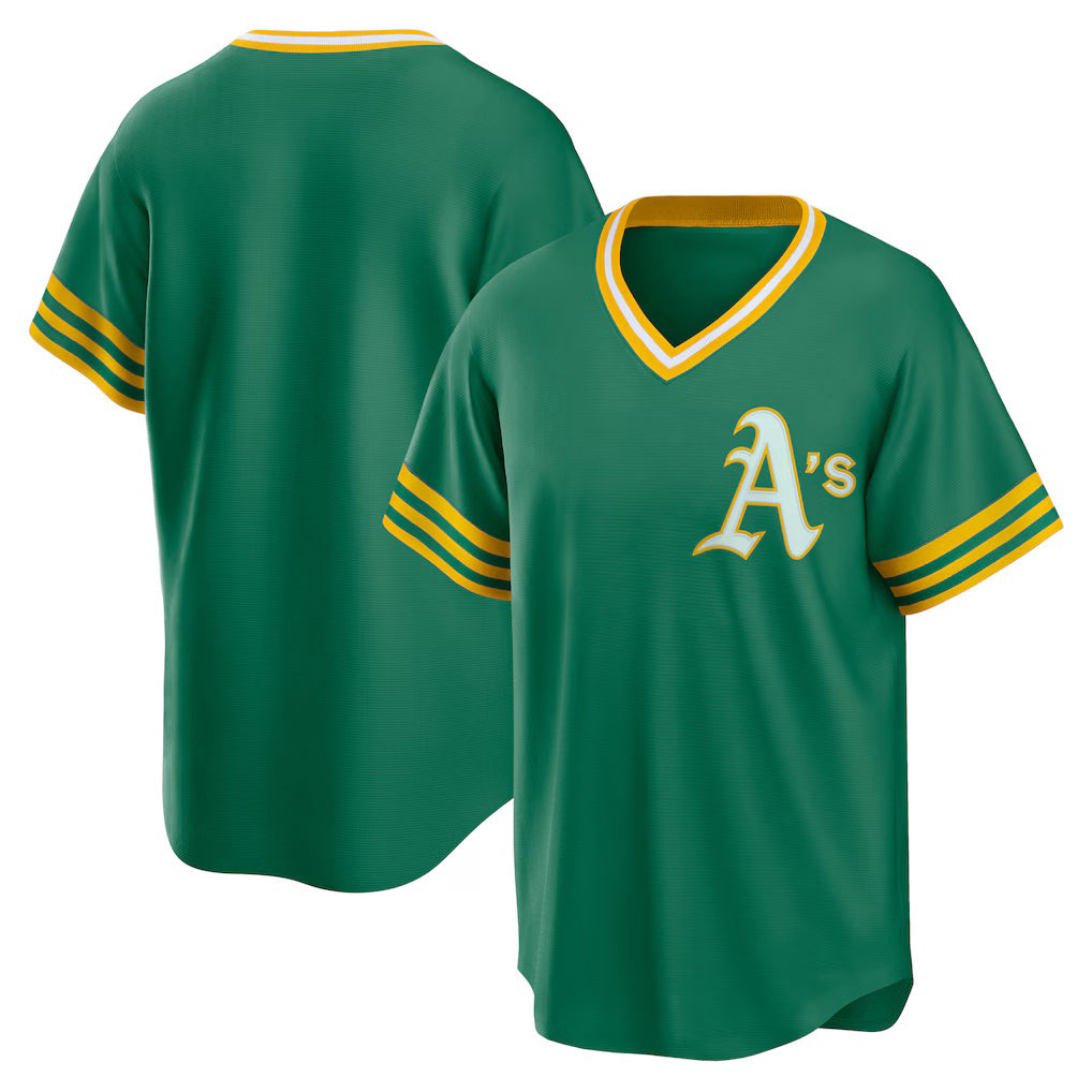 Oakland Athletics Kelly Green HeidiMiller Road Cooperstown Collection Team Jersey