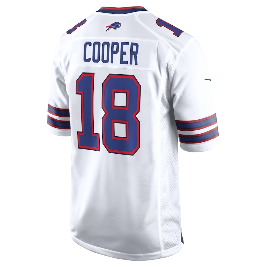 B.Bills #18 Amari Cooper White HeidiMiller Game Jersey