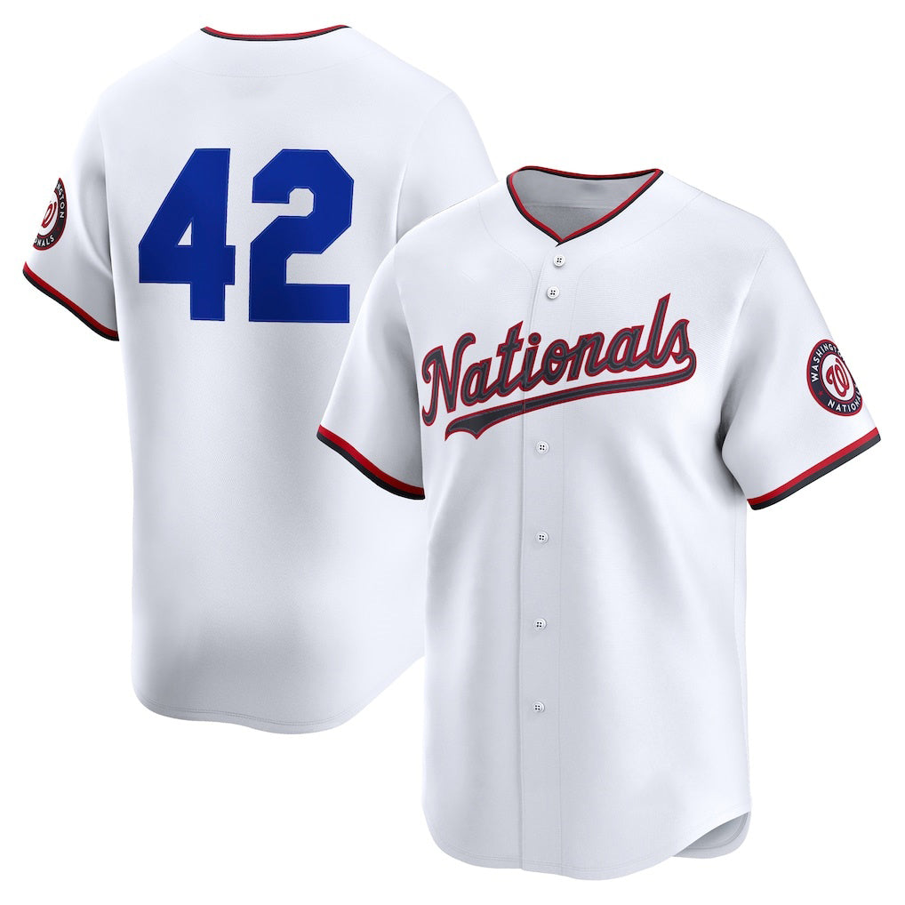 Washington Nationals #42 Jackie Robinson White HeidiMiller Home 2025 Day Limited Jersey