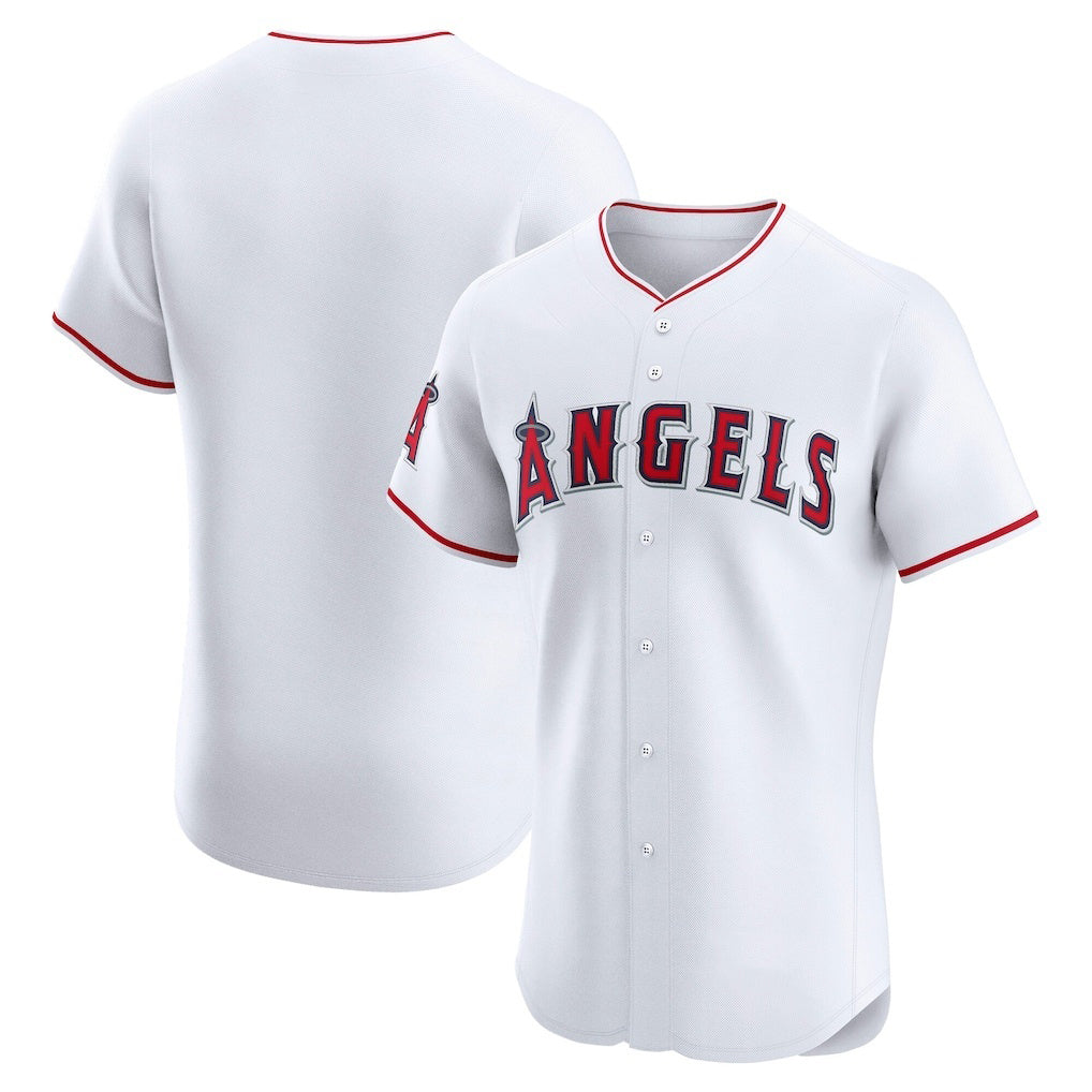 Los Angeles Angels White HeidiMiller Home Elite Jersey
