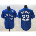 Toronto Blue Jays #22 Ernie Clement Blue HeidiMiller 2025 World Series Cool Base Stitched Jersey