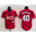 St. Louis Cardinals #40 Willson Contreras Red HeidiMiller 2024 City Connect Limited Stitched Jersey