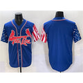 St. Louis Cardinals Blank Royal HeidiMiller Independence Day Vapor Premier Limited Stitched Jersey
