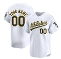 Custom Oakland Athletics Active Player White HeidiMiller Home Limited Stitched Jersey