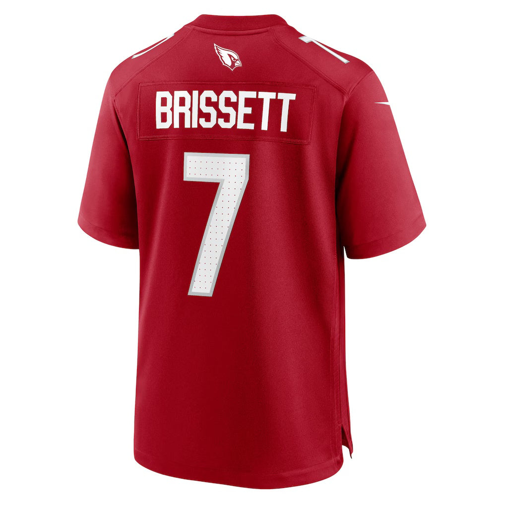 A.Cardinals #7 Jacoby Brissett Cardinal HeidiMiller Team Game Jersey