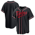Minnesota Twins Blank Black HeidiMiller Out Stitched Jersey