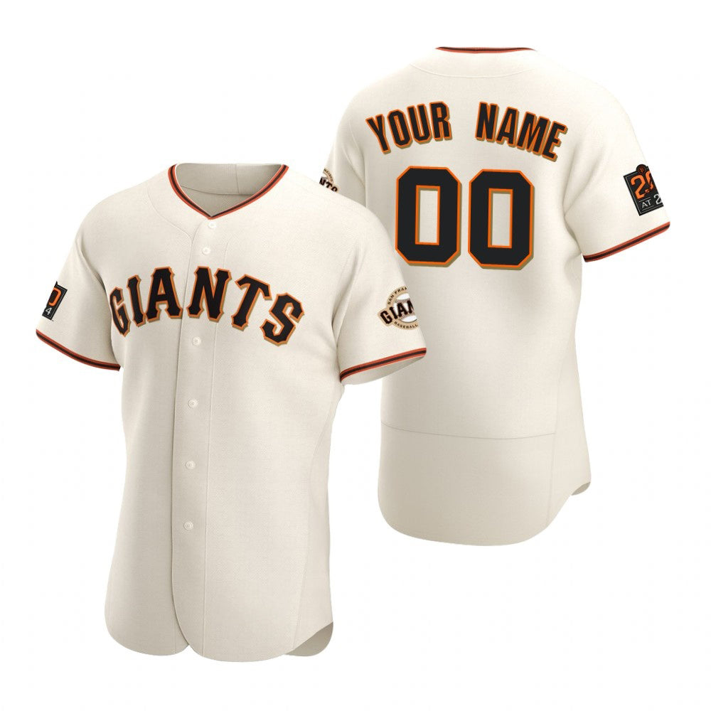 Custom San Francisco Giants White HeidiMiller 2020 Stitched Flex Base Jersey