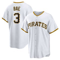 Pittsburgh Pirates #3 Ji-Hwan Bae White HeidiMiller Replica Player Jersey