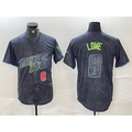 Tampa Bay Rays #8 Brandon Lowe Charcoal HeidiMiller 2024 City Connect Player Number Limited Cool Base Jerseys