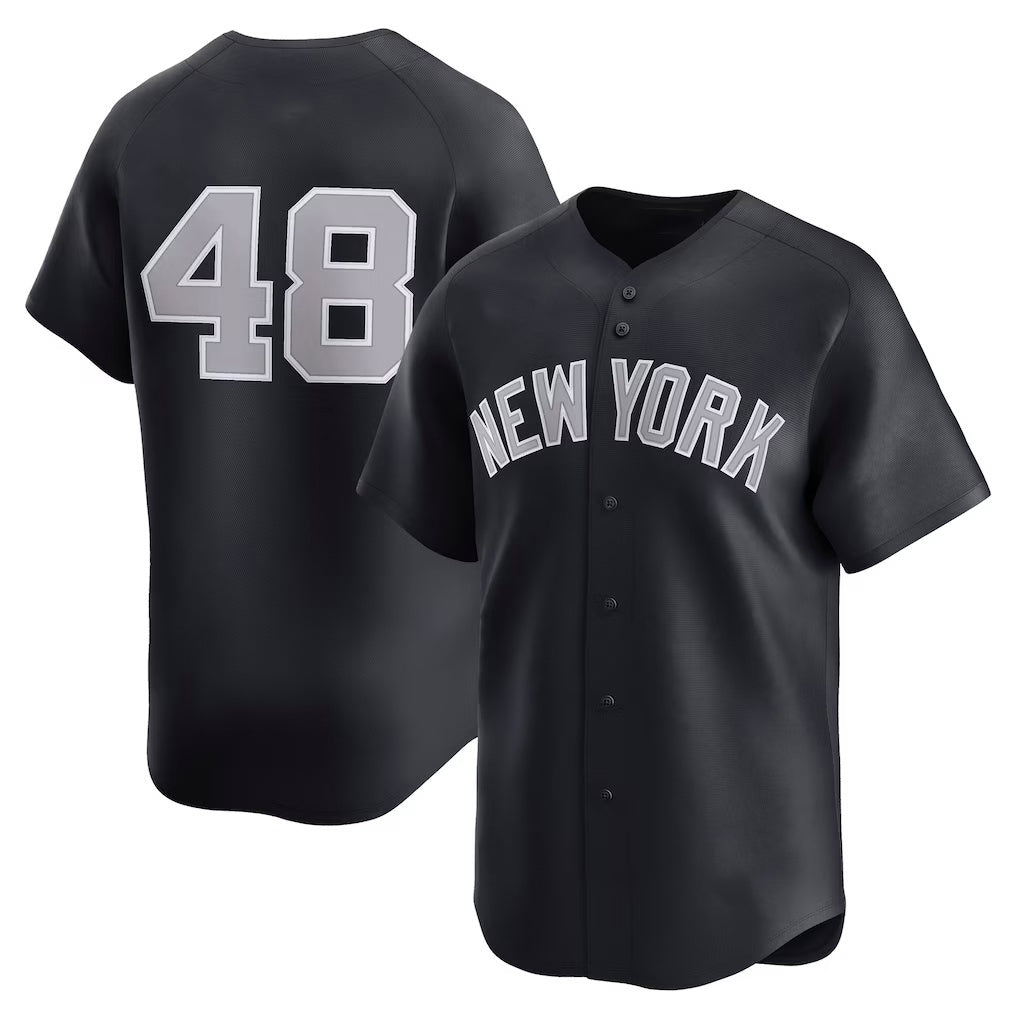 New York Yankees #48 Paul Goldschmidt Navy HeidiMiller Alternate Limited Jersey