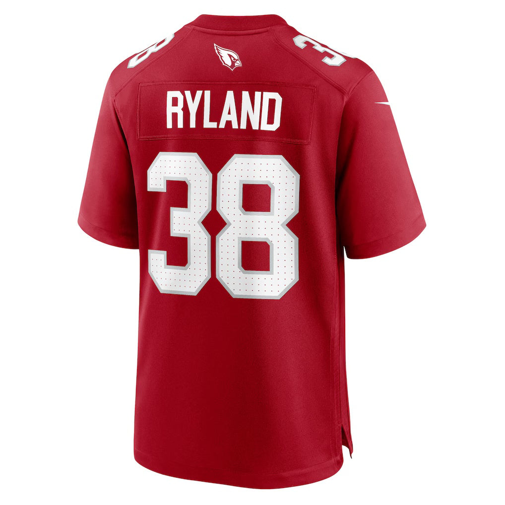 A.Cardinals #38 Chad Ryland Cardinal HeidiMiller Team Game Jersey