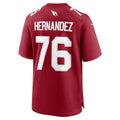 A.Cardinals #76 Will Hernandez Cardinal HeidiMiller Team Game Jersey
