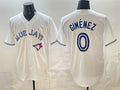 Toronto Blue Jays #0 Andres Gimenez White Gold HeidiMiller 2025 American League Champions Limited Jersey