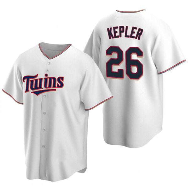 Minnesota Twins #26 Max Kepler White HeidiMiller Cool Base Stitched Jersey