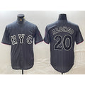 New York Mets #20 Pete Alonso Grey HeidiMiller 2024 City Connect Cool Base Stitched Jersey