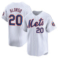 New York Mets #20 Pete Alonso White HeidiMiller Home Limited Player Jersey