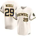 Milwaukee Brewers #29 Trevor Megill Cream HeidiMiller 2025 Limited Stitched Jersey