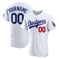 Custom Los Angeles Dodgers White HeidiMiller Home Authentic Jersey