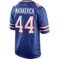 B.Bills #44 Tyler Matakevich Royal HeidiMiller Game Player Jersey