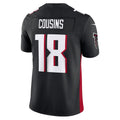 A.Falcons #18 Kirk Cousins Black HeidiMiller Vapor F.U.S.E. Limited Jersey