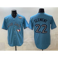 Toronto Blue Jays #22 Ernie Clement Royal HeidiMiller 2025 World Series Cool Base Stitched Jersey