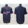 New York Mets Blank Black HeidiMiller 2025 Spring Training Stitched Jersey