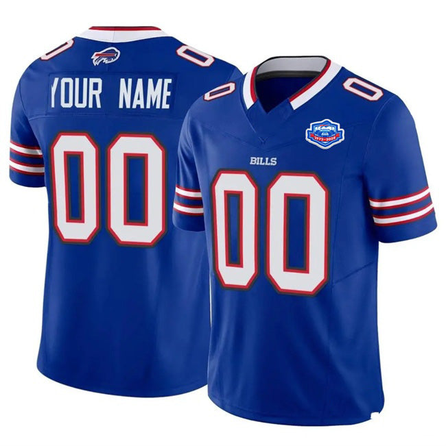 Custom B.Bills Active Player Blue HeidiMiller 2025 F.U.S.E. With Farewell Patch Vapor Untouchable Limited Stitched Jersey