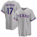 Texas Rangers #17 Nathan Eovaldi Gray HeidiMiller Cool Base Stitched Jersey