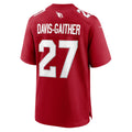 A.Cardinals #27 Akeem Davis-Gaither Cardinal HeidiMiller Team Game Jersey