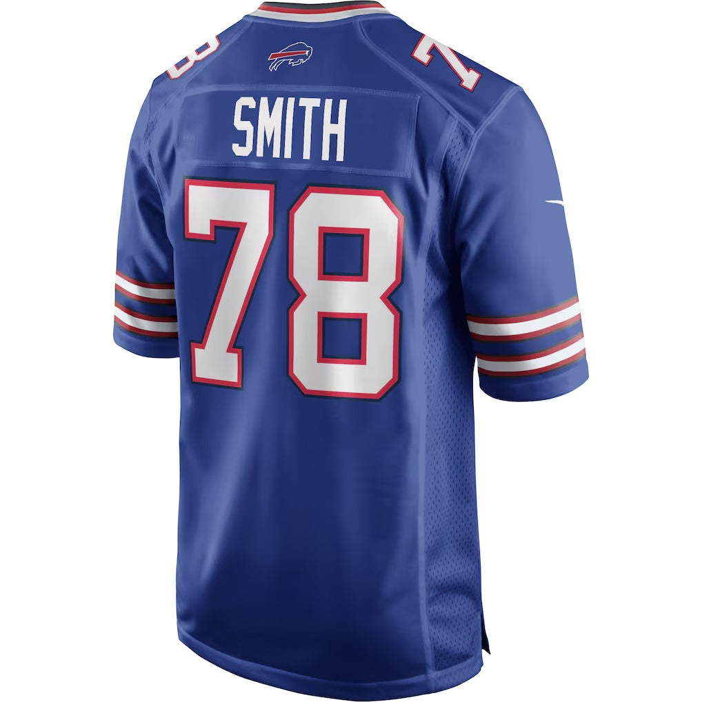 B.Bills #78 Bruce Smith Royal HeidiMiller Game Retired Player Jersey