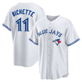 Toronto Blue Jays #11 Bo Bichette White HeidiMiller Replica Player Jersey