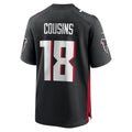 A.Falcons #18 Kirk Cousins Black HeidiMiller Game Player Jersey