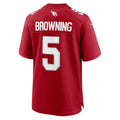 A.Cardinals #5 Baron Browning Cardinal HeidiMiller Team Game Jersey
