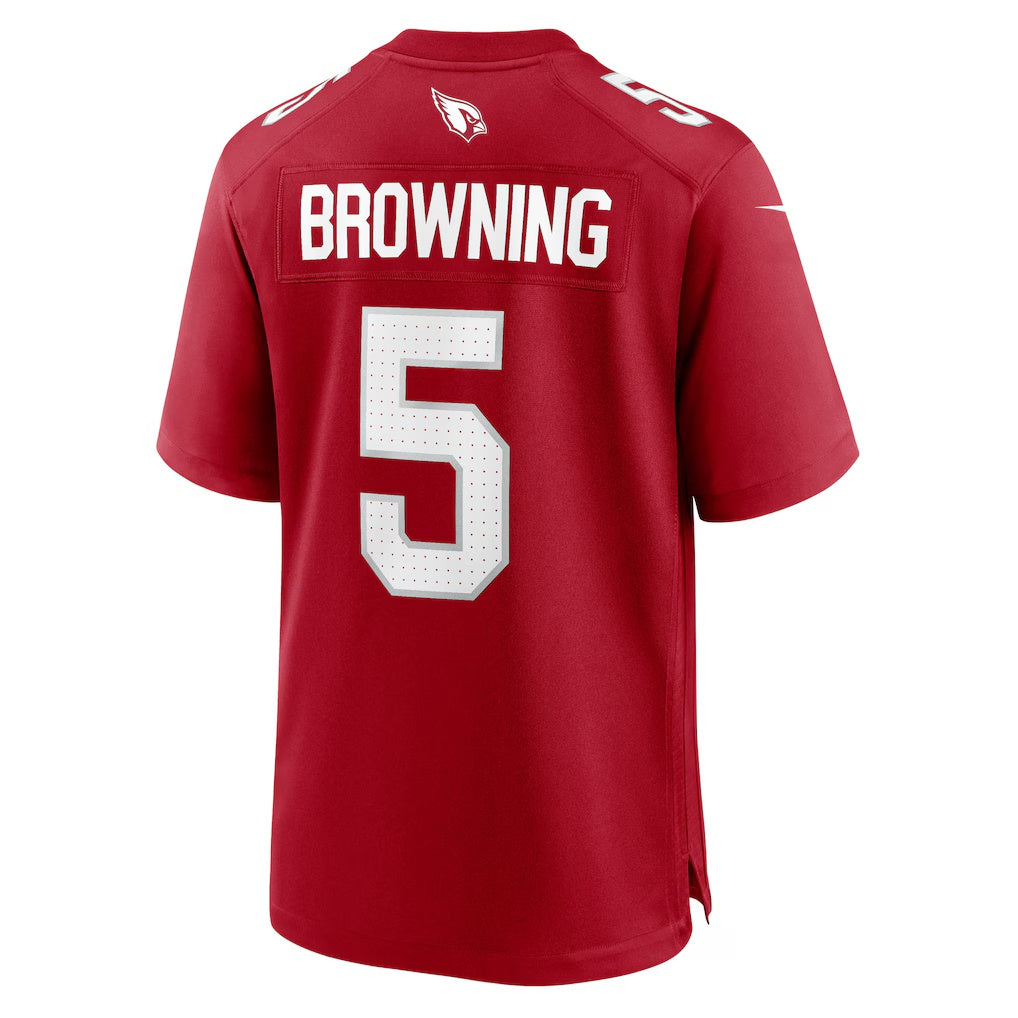 A.Cardinals #5 Baron Browning Cardinal HeidiMiller Team Game Jersey