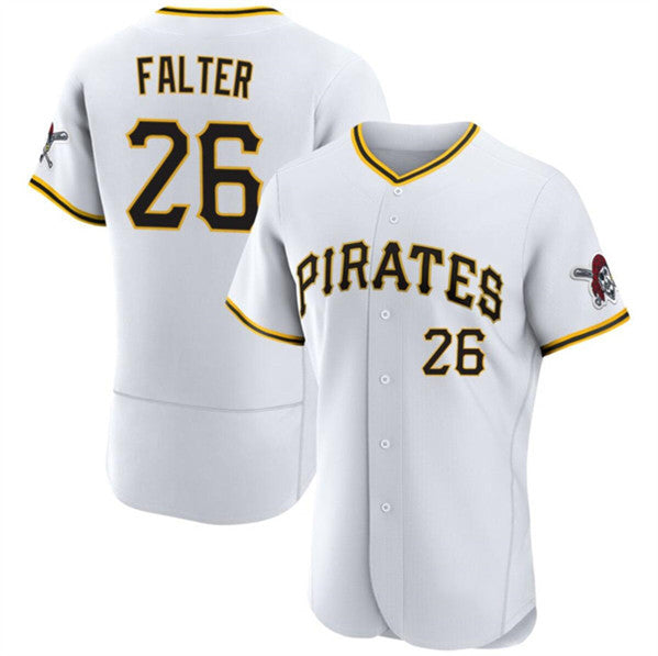 Pittsburgh Pirates #26 Bailey Falter White HeidiMiller Flex Base Stitched Jersey