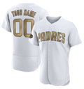 Custom San Diego Padres Active Player White HeidiMiller 2022 All-Star Flex Base Stitched Jersey
