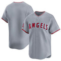 Los Angeles Angels Blank Gray HeidiMiller Away Limited Stitched Jersey
