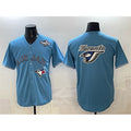 Toronto Blue Jays Team Big Logo Blue HeidiMiller 2025 World Series Home Cool Base Stitched Jersey