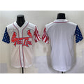 St. Louis Cardinals Blank White HeidiMiller Independence Day Vapor Premier Limited Stitched Jersey