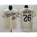 Minnesota Twins #26 Max Kepler Cream HeidiMiller Flex Base Stitched Jersey