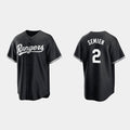 Texas Rangers #2 Marcus Semien Black HeidiMiller Cool Base Stitched Jersey